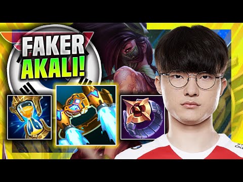 FAKER IS READY FOR AKALI! - T1 Faker Plays Akali Mid vs Irelia! | Season 11