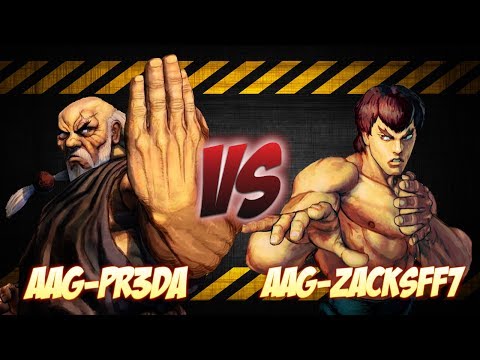 AAG PR3DA (Gouken) vs AAG ZACKSFF7 (Fei Long) SSFIV AE 2012