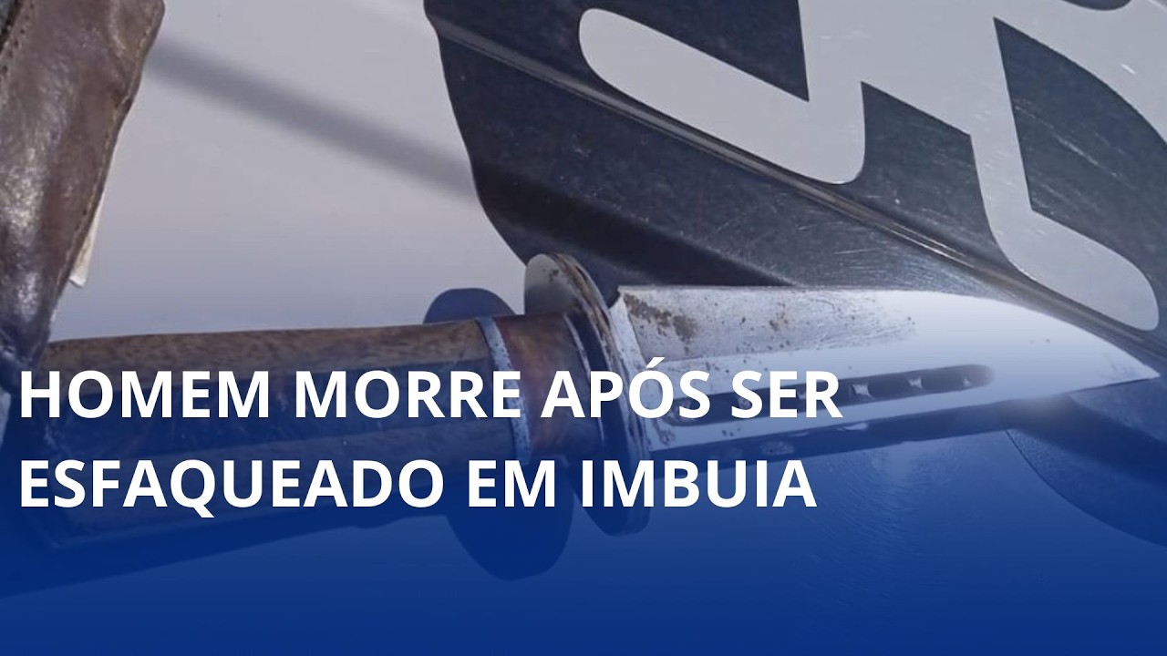 Homem morre após ser esfaqueado em Imbuia