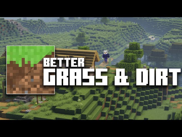 Better Grass & Dirt - Bedrock Port Minecraft Texture Pack
