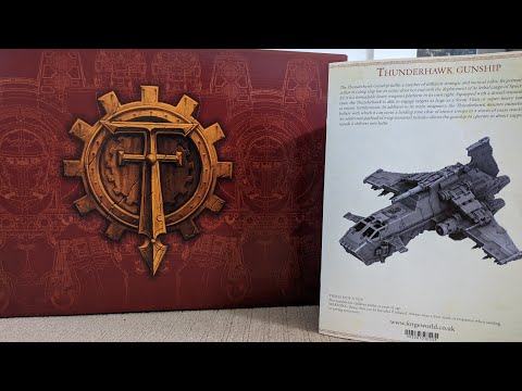 Forgeworld Thunderhawk Gunship Unboxing