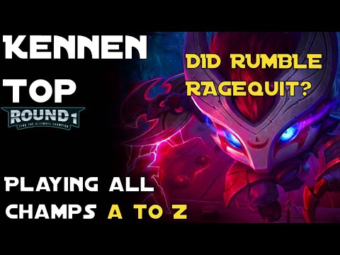 KENNEN VS RUMBLE TOP -  Did he just RageQuit? Season 12 - League of Legends