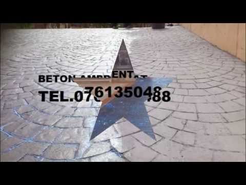 BETON AMPRENTAT CALUGARU  0761350488 TELEORMAN