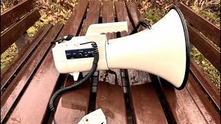 Vonyx MEG150 Megaphone Pro - 200 Watt im Test :) #megaphone #lautsprecher