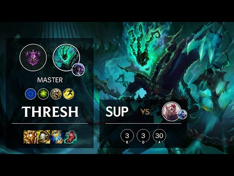 Thresh Support vs Rakan - EUW Master Patch 11.17