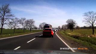 preview picture of video 'Audi A3 na czołówkę!!! Na trasie Świdnica - Wrocław'