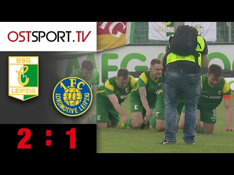 DERBY WINNERS Chemie! Both sets of fans go wild: Chemie Leipzig - Lok Leipzig 2:1 | Regionalliga ...