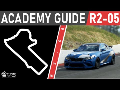 How To Get 3 Stars R2-05 Driving Academy Guide - Assetto Corsa EVO