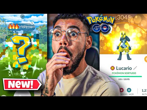 LUCARIO SHINY VOLTOU E ME TROUXE MAIS UM SHINY | Cris | #pokemongo