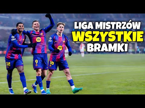 WSZYSTKIE BRAMKI LIGA_MISTRZÓW 2026 KOLEJKA 7 🇵🇱
