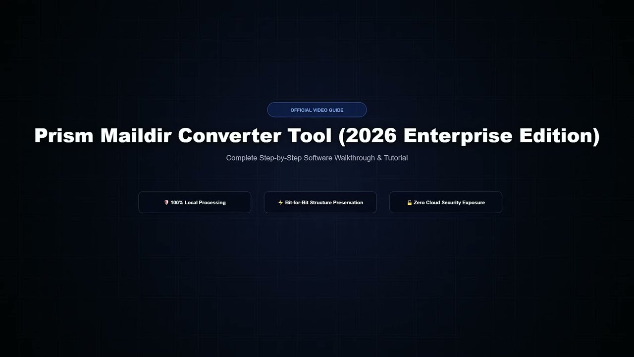 Maildir Converter Tool (2026 Enterprise Edition) video guide preview