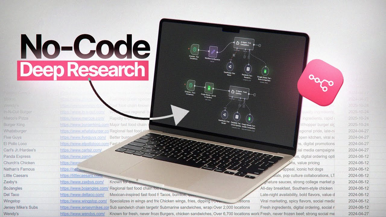 Build Your First Research AI Agent in 19 mins (no code)