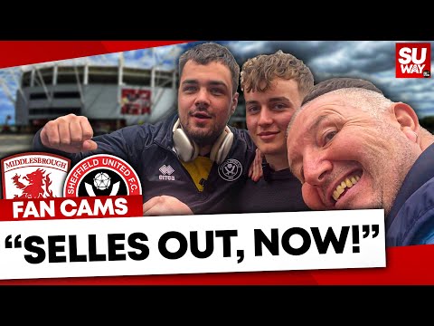 FAN CAMS: Blades Fans Instant Reaction To Boro Defeat