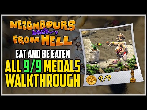 Neighbours Back From Hell - Eat And Be Eaten - All Medals 100% Walkthrough
