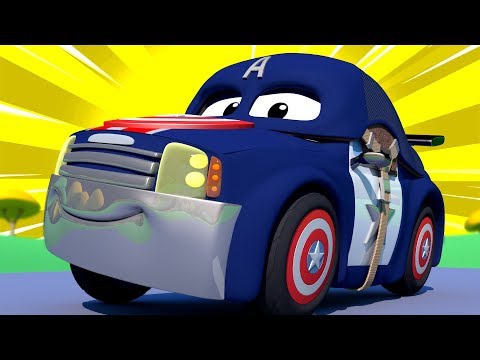 Specijal Osvetnici - Matt je Kapetan Amerika - Tomova Lakirnica u Auto Gradu 🎨 Crtići sa autima