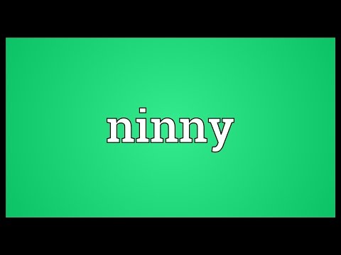 Ninny Meaning