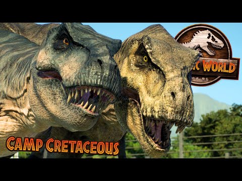 NEW & HUGE Camp Cretaceous PARK - Jurassic World Evolution 2 [4K]