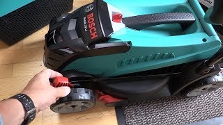 Bosch Akku Rasenmäher Rotak 32 LI - Test