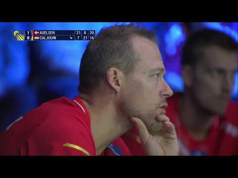 Match points - Denmark (Viktor Axelsen) vs Netherlands (Mark Caljouw) - SF highlight - EMTC 2019