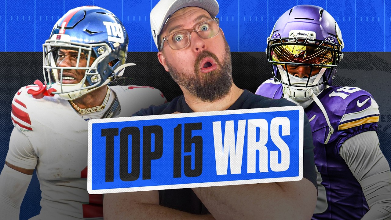 Early Top 15 WR Rankings + Jason FORE!!!