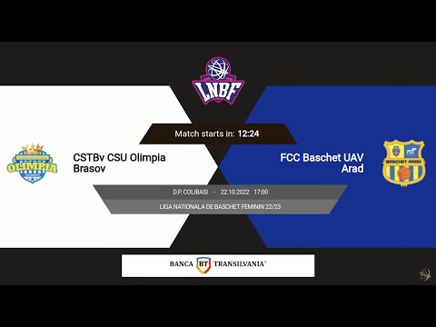 LNBF 2022-2023: Olimpia CSU Brașov - FCC Baschet UAV Arad