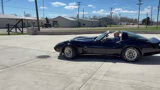 1979 Chevrolet Corvette Driving Away