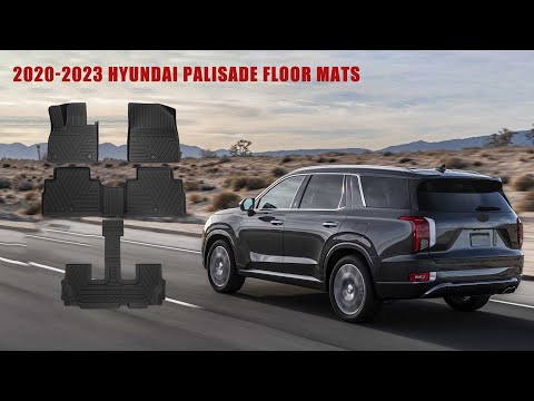 Installation of floor mats for 2020-2024 Hyundai Palisade