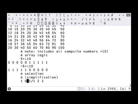 EnthusiastiCon 2019 – An Introduction to APL