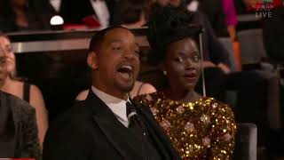 (unedited) Will Smith punches Chris Rock