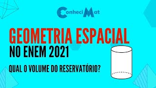 QUESTÃO 153 | GEOMETRIA ESPACIAL - Altura de um reservatório.