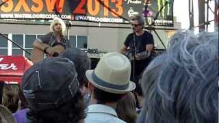 Emmylou Harris  Rodney Crowell  "Chase the feeling"  SXSW 2013 Waterloo Records