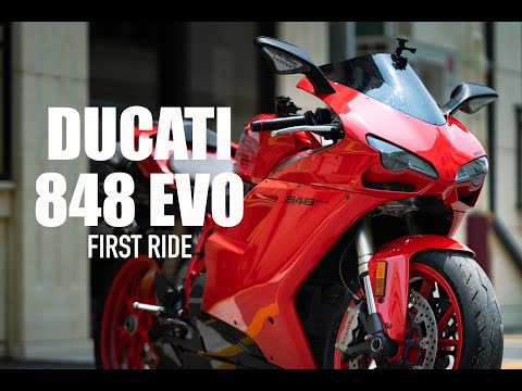 OLD SCHOOL! - 2012 Ducati 848 Evo **First Ride**