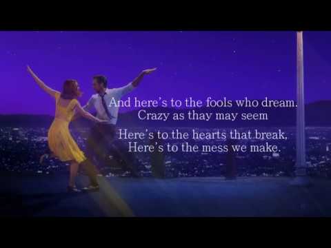 Emma Stone - Audition (The Fools Who Dream) LYRICS ON SCREEN