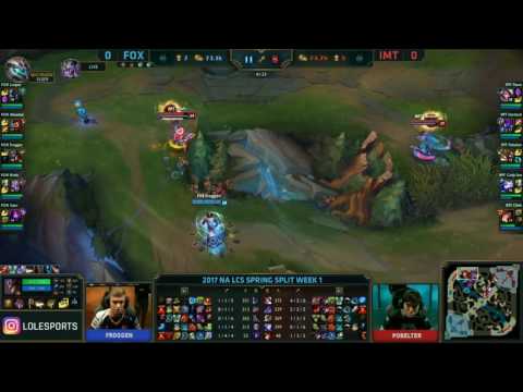 FOX vs IMT Highlights Game 1 NA LCS Spring 2017 W1D2 Echo Fox vs Immortals