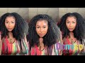 Very Natural Afro Kinky Curly Super V Part Ft Domiso Hair