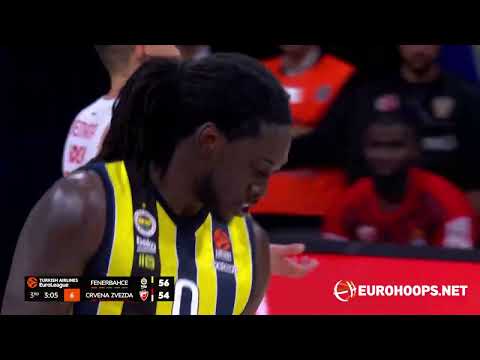 Fenerbahce Beko Istanbul-Crvena Zvezda mts Belgrade 93-79: Jonathan Motley (career-high 25 points)