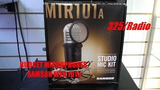 Video thumbnail for Budget condenser microphone (Samson MTR101a) by 325Radio
