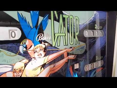 Vic Camp Pinball: 1969 Bally Gator with Zipper flippers