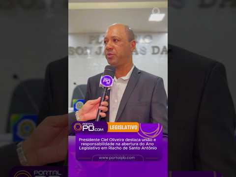 Entrevista com o presidente da Câmara de Riacho de Santo Antônio, CIEL