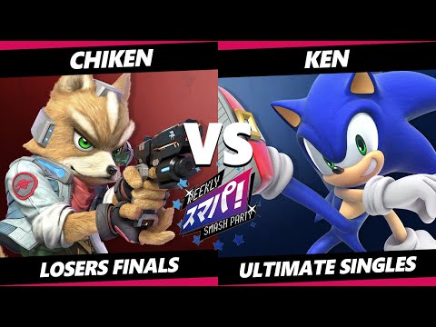 Sumapa 62 Losers Finals - KEN (Sonic) Vs. Chiken (Fox) SSBU Ultimate Tournament