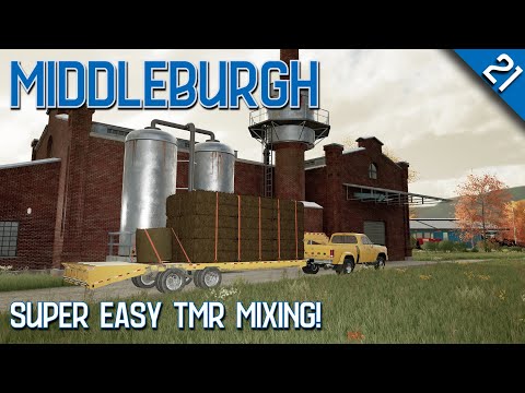SUPER EASY TMR Mixing! | Middleburgh Farming Simulator 22 | Episode 21