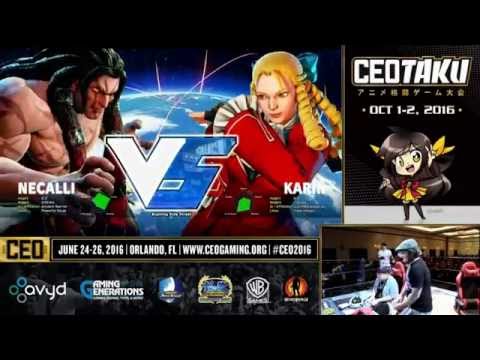 CEO2016 SFV RUMBLE HONZO GONZO vs EG JUSTIN WONG