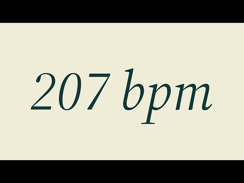 Metronome - 207 bpm