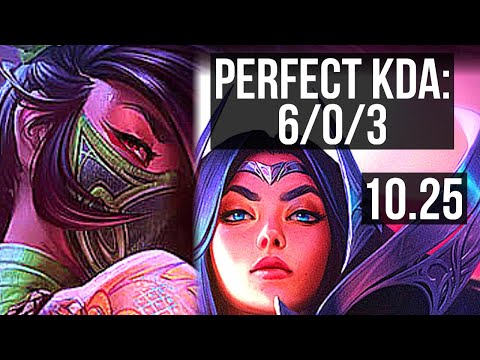 AKALI vs IRELIA (TOP) | 6/0/3, 65% winrate, Dominating | EUW Diamond | v10.25