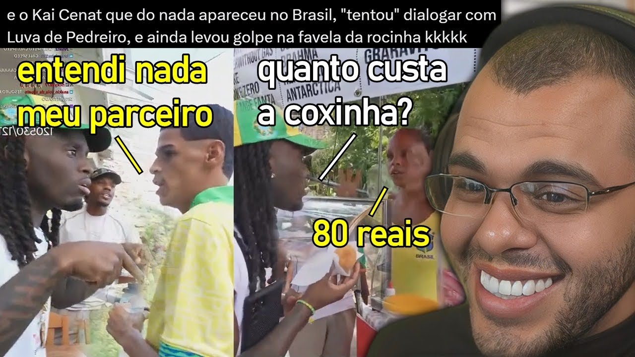 KAI CENAT VEIO PRO BRASIL, SUBIU A ROCINHA, TOMOU GOLPE E DEU GRAU DE MOTO