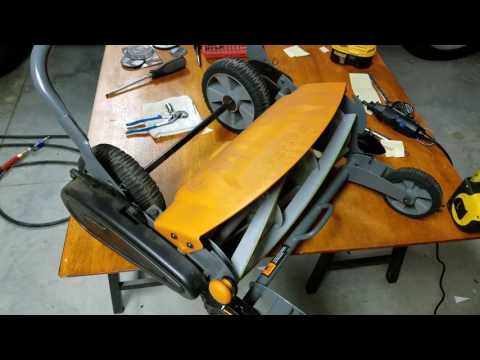 Lowest cutting reel mower -Fiskar StaySharp- modification required