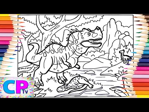 Ceratosaurus Coloring Pages/Dinosaurs Coloring/Unknown Brain - Inspiration/feat. Aviella/NCS Release