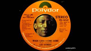 &quot;When Can I Come Home&quot; (Lee Dorsey)