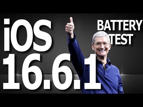 iOS 16.6.1 iPhone Battery Test / Battery Drain Test