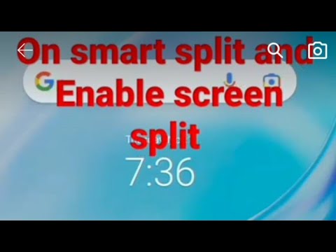 on screen split and enable screen split#shorts
